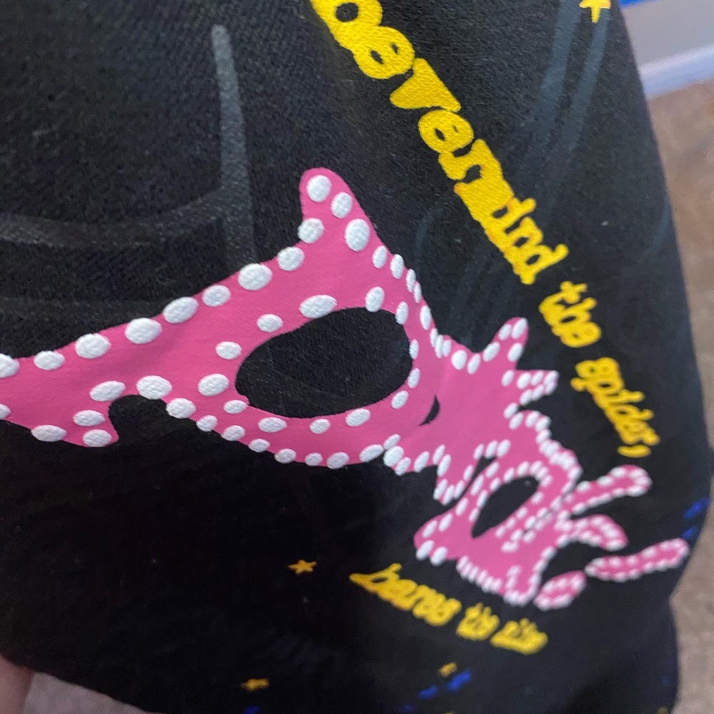 Black and Pink Graphic Men Sweater